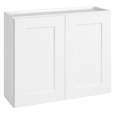 Design House Brookings Shaker Fully Assembled Tall Kitchen Wall Cabinet (30" x 24" x 12"), Sherwin Williams® White