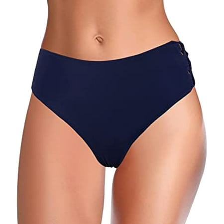 Bikini Bottoms for Women High Waisted Bikini Bottom Full Coverage Swimsuit Bottom Cheeky Bikini Bottoms Swimsuit Briefs