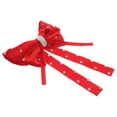 thumbnail image 3 of Shisuyan Pince à Cheveux en Tissu Rouge pour Décoration Design Classique Durable pour Femmes et Filles 2.5 Pouces, 3 of 9