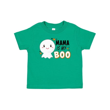 

Inktastic Mama is My Boo with Cute Ghost Boys or Girls Baby T-Shirt