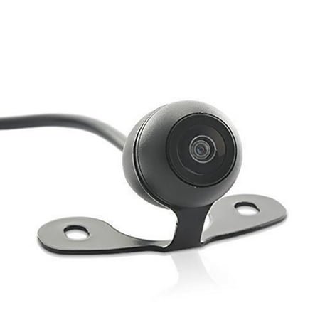 - Auto Vehicle Automobile Car Front View Camera Forward Cam with No Grid Lines Non Mirror Image 12V Waterproof Safety Driving No Blind Spot