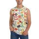 thumbnail image 1 of Fotbe Farm Men's Camiseta sin Mangas Estampada para Hombres, Playera Casual para Gimnasio, Entrenamiento, Playa-Large, 1 of 7