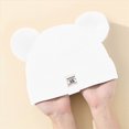thumbnail image 5 of 0-36 Months Baby Toddler Beanie Cuffed Beanie Warm Knit Cute Hat with Pom-Pom for Boys Girls Baby Beanies Hat, 5 of 6