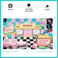 thumbnail image 3 of Back To The 50s Rock Party Background Decoration Let'S Party Vintage Restaurant Time 1950s Theme Birthday Background Photography Photo Props, 3 of 3