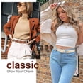 thumbnail image 4 of JASGOOD 3 Pack Womens Belts Fashion Leather Belts for Jeans Pants Dresses, 4 of 12