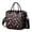 Black-13, variant on Large Insulated Tote Bag with Boho Mushroom Print - Leakproof Cooler Bag for Office & Outdoor, Vintage Mushroom Design, Multi-Pocket Waterproof Lunch Tote