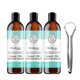 thumbnail image 1 of 3pcs Coconut Oil Pulling With Tongue Scraper, Whitening Pulling Oil Mouthwash, Peppermint Essential Oil For Fresh Breath, Teeth Whitening, 1 of 5