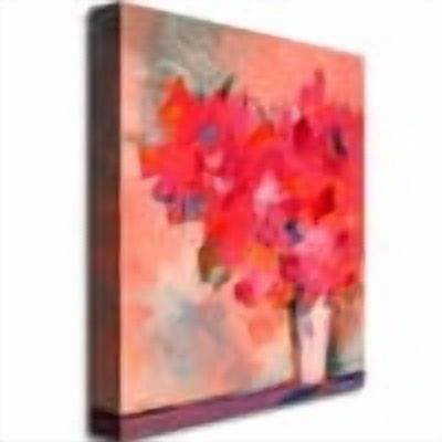 Trademark Art "Contemporary Floral" Canvas Wall Art by Shelia Golden