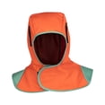 thumbnail image 4 of Capucha de soldadura de protección total, a prueba de polvo, resistente al desgaste, ligera, ignífuga, reutilizable, lavable para soldadores, máscara Naranja, 4 of 8