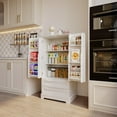 Lofka 47\ Kitchen Pantry Storage Cabinet, Pantry Cabinet with 2 Drawers ...