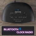thumbnail image 3 of Memorex Bluetooth Alarm Clock FM Radio Bedside Clock with USB Charging Function for Smartphones, 3 of 6