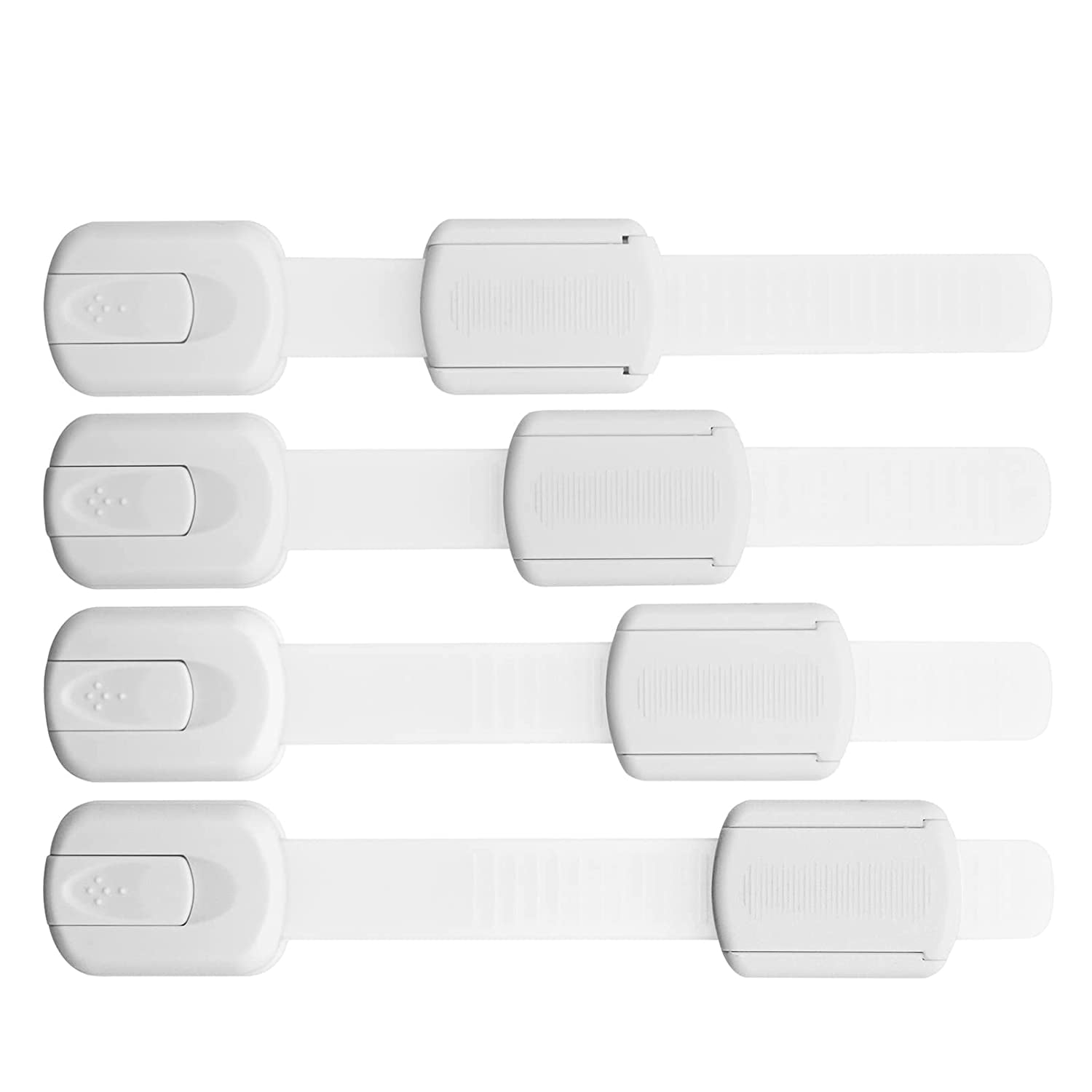 Child Safety Strap Locks (4 Pack) Drawer Locks Baby Proofing