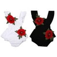 thumbnail image 2 of Newborn Baby Girls Infant Clothes Embroidered Romper Jumpsuit Bodysuit Sunsuit, 2 of 5