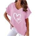 thumbnail image 1 of Birdeem Blouse d'Été Aguichant Mode Imprimée Col en V Manches Courtes pour Femmes, 1 of 6