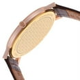 thumbnail image 3 of Invicta Men's 19542 Slim Rose Gold Dial Brown Leather Strap Watch, 3 of 4