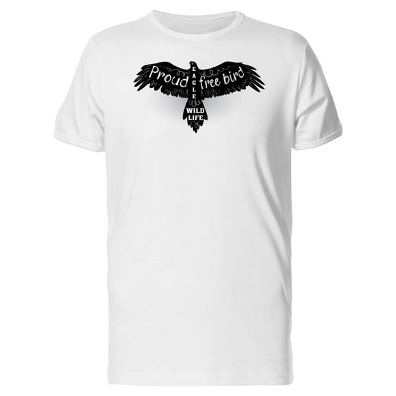 Eagle Proud Free Bird Wild Life Tee Men's -Image by Shutterstock