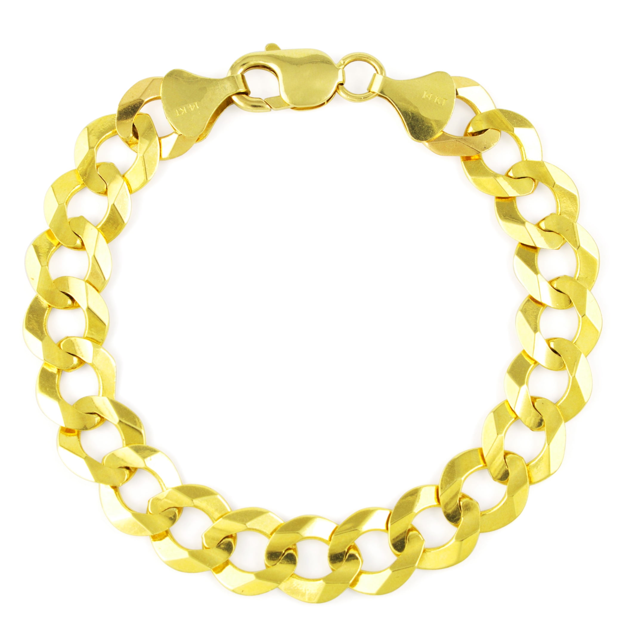 Nuragold 14k Yellow Gold 10mm Solid 
