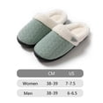 thumbnail image 2 of Zapatillas de casa peludas para mujer, pantuflas de espuma viscoelástica, zapatos de dormitorio de felpa cálidos para interiores y exteriores con forro de piel sintética, 2 of 5