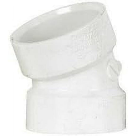Charlotte Pipe Elbow Pvc Dwv 1-1/2 " 22-1/2 Deg.