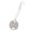 White, variant on Alloy Dumbbell Keychain Fitness Themed Metal Keyring for Gym Lovers Bag Charm