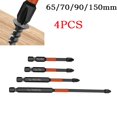 thumbnail image 1 of 4Pcs Ph2 Magnetic Batch Head Cross Screwdriver Impact Drill Bit 65/70/90/150Mm, 1 of 9