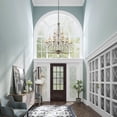 thumbnail image 6 of Livex Lighting Isabella Foyer Chandelier in Hand Applied European Bronze, 6 of 9