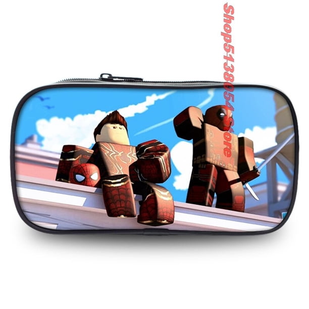 Bolsa con cremallera, estuche de lona de sarga, caja grande para bolígrafos, bolsa de lápices para estudiantes, suministros de papelería escolar