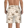 thumbnail image 3 of Naloa Retro Rooster Men's Beach Shorts, Surfing shorts, Swim trunks, Quick Dry Swim Trunks for Surfing Beach Fun - XX-Large, 3 of 9