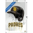 thumbnail image 3 of MLB San Diego Padres - Drip Helmet 22 Wall Poster, 22.375" x 34", 3 of 5
