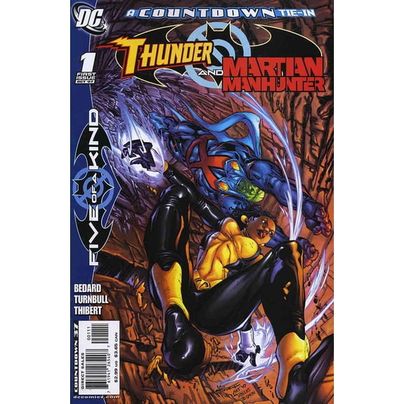 Outsiders: Five of a Kind-Martian Manhunter/Thunder #1 VF ; DC Comic Book