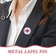 thumbnail image 2 of Broche con forma de bandera de Canadá, 6 uds., Pin de bandera de Canadá, alfileres de solapa nacionales canadienses, 2 of 7