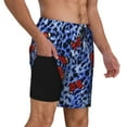 thumbnail image 3 of Fotbe Abstract Colorful Butterflies Men’s Swim Trunks Quick Dry Swim Shorts Board Shorts with Mesh Lining-3X-Large, 3 of 9