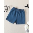 thumbnail image 5 of Infant Boys Summer 2PCS Shorts Sets Short Sleeve Button Tops and Denim Shorts Sets, 5 of 9