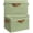 Sage Green, variant on Small Storage Bins with Lids, Small Storage Boxes, Shelf Baskets for Shelf, Collapsible Storage Bins for Living Room, Bedroom, 10x8x7 Inch, Black, 2-Pack