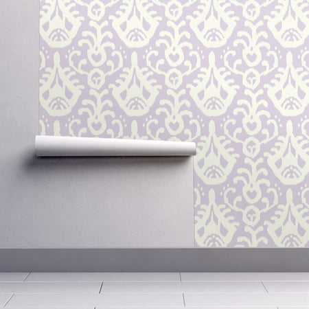 Peel-and-Stick Removable Wallpaper Abstract Lavender Purple Abstract