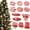 Style 6, variant on 36 Pieces Candy Cane Christmas Ornaments Wood Hanging Decor Xmas Tree Cutouts Peppermint for Home Party Decoration Supplies