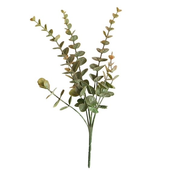 Artificial Spring Flowers 12 Pack Floral Picks 17” Tall Flower Stems with Forsythia and Green Leaves for Flower Arrangements Centerpieces Indoor Outdoor Decorations