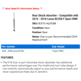 thumbnail image 2 of Rear Shock Absorber - Compatible with 2015 - 2018 RC350 F Sport RWD 2016 2017, 2 of 2