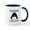 White/Navy Inside, variant on CafePress - Penguin Happy Mug - 11 oz Ceramic Mug - Novelty Coffee Tea Cup