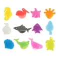 thumbnail image 1 of 12 marcadores decorativos de silicona para copas de vino con forma de pez., 1 of 5