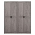 thumbnail image 1 of Scranton & Co 2-Piece Gray Storage Cabinet Set with 14 Cubby Compartments, 1 of 9