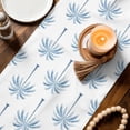 thumbnail image 3 of Table Runners 72 Inches Long Dress Scarves, Blue Palm Trees Farmhouse Kitchen/Dining Table Decor Table Runner, Coffee Tablerunners, Tropical Summer Beach Botanical 13x72 Inch, 3 of 9