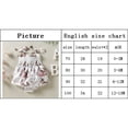 thumbnail image 2 of Douhoow Easter Baby Girl Romper Infant Flower Printed Sleeveless Buttons One Piece Jumpsuit, 2 of 8