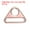 Rose Gold 1 3/4", variant on Uxcell 16 Pcs 1 1/4 Inch Triangle Buckles Adjuster Triangle D Rings Strap Gold