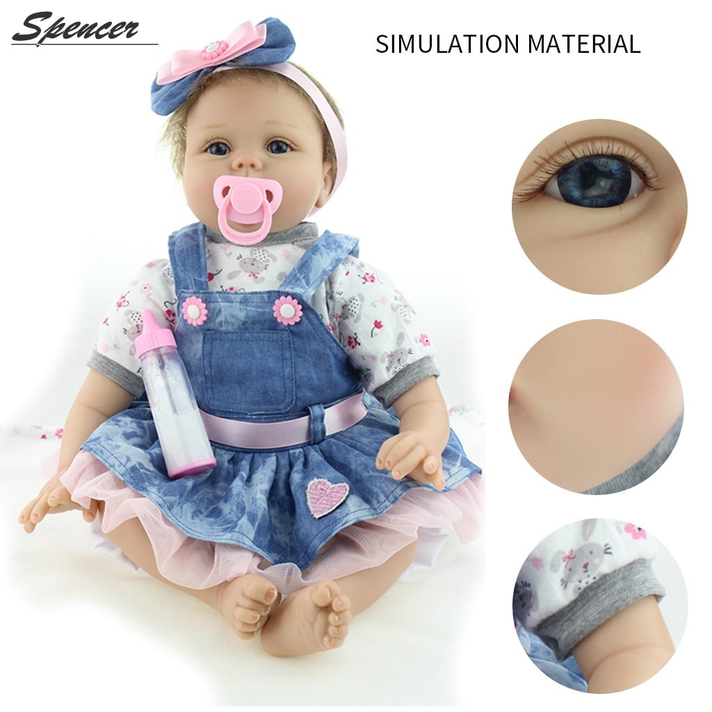 simulated baby girl doll