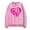Pink, variant on AJ Lee Heart Logo Merch Crewneck Sweatshirts Cosplay Women Men Fashion Long Sleeve Stylish Y2K Design Top