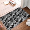 thumbnail image 4 of Sikiie Horse Silhouette Print Flannel Anti-slip Floor Mat 16x24in, Thickened Dustproof Entrance Door Mat Floor Mat for Kitchen, Bathroom, Laundry Room, 4 of 7