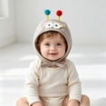 thumbnail image 6 of Mnyotv Baby Earflap Bonnet Hat Soft Warm 3D Cartoon Cap Infants Winter Hats for Boys Girls, 6 of 8