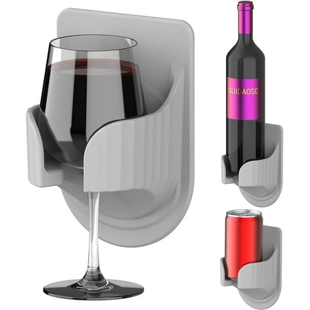 

Bkuxy Portable Shower Drink Cup Holder Wine Beer Beverage Rack Punch-Free Shower Drink Cup Holder Organizer Dropshipping