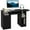 Black, variant on HOMCOM Computer Desk with Storage, Home Office Laptop Table with Shelves and Drawers, Modern Workstation Desk with Keyboard Tray for Study, Living Room, Black